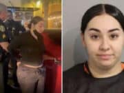 Brianna Alvelo, Kissimmee, Florida, pizza delivery driver stabs customer multiple times over bad tip.