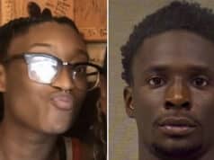 Ashanti Downey, Sanford, North Carolina woman doused with gas & set on fire walking along highway to dollar store. Suspect, Jami Griffin id as victim's ex boyfriend.