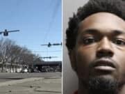 Justin Golden, Jacksonville, Florida dad places 8 month old baby son in middle of road then runs over boy, killing infant after fight with child's mom.