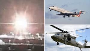 American Airlines plane with 64 on board crashes into Black Hawk ...