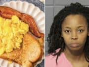 Tamyrihu Hubbard, Marrero, Louisiana woman shoots and kills boyfriend, Joshua Jones of LaPlace, LA after argument over eating too much food during breakfast