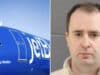 Jeremy Gudorf, JetBlue pilot arrested on child sex warrant moments before take-off.