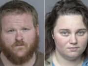 Scott & Madelyn Marcov, Dubuque, Iowa parents arrested on child endangerment of a dependant.