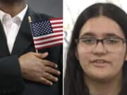 Danielle Khalaf Arab American 8th grade student refuses to stand for Pledge of Allegiance