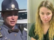 Sarah Clasen off duty WSP trooper charged with DUI vehicular homicide of motorcyclist.