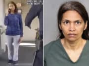 Saritha Ramaraju, Irvine, California mom stabs 11 year old son to death during 3 day custody trip to Disneyland.