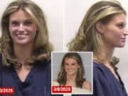 Lily Stewart Georgia sorority girl arrested again as she smiles in second mugshot photo.