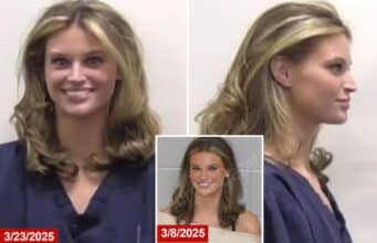 Lily Stewart Georgia sorority girl arrested again as she smiles in second mugshot photo.