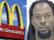 Chris Louis, Augusta, Georgia father arrested leaving 3 kids at McDonald's while attending job interview.