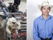 Dylan Grant bull rider Texas rodeo accidental death.