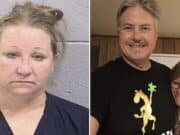 Heather Fernandez-Hoefer, Farmington, New Mexico wife charged in the stabbing murder of her husband, Robert Hoefer.