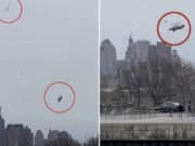 Hudson River Helicopter crash kills 5 Spanish tourists & pilot as chopper split into two