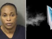 Celie Placius, Palm Springs, Florida woman burns young girl with hot iron charged with child abuse