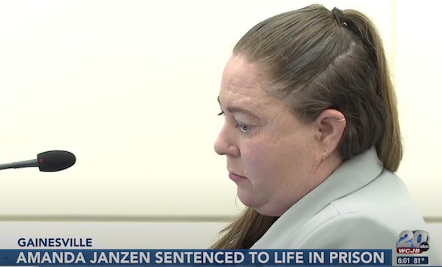 Amanda Janzen, Gainesville, Florida woman sentenced to life for shooting Anna Terrill dead.