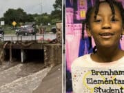 Body of Devah Woods, Brenham, Texas 10 year old girl found a day after 3rd grade girl was swept away by flash floods.