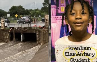 Body of Devah Woods, Brenham, Texas 10 year old girl found a day after 3rd grade girl was swept away by flash floods.