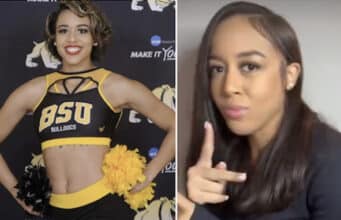 Kai DeBerry-Bostick, ex Maryland college student and cheerleader arrested driving through Laurel roadblock during festival and for being general nuisance.