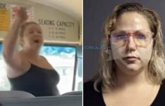 Samantha Danielle Spoor aka School Bus Karen arrested going on racist verbal tirade against black student.