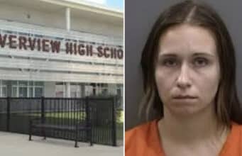 Brooke Anderson, Riverview High School teacher in Florida arrested for having sex with student.