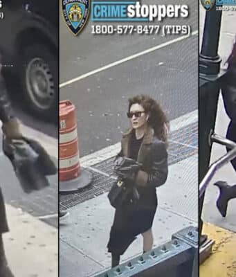 Stylishly dressed NYC woman stabs photographer with scissors