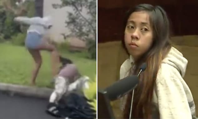 Carly Ng, Wahiawa, Hawaii special needs woman bullied and attacked by Jasmine Keola, Leilehua High School teen and three others.