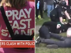 Seattle religious rally featuring Christian Mayday group & opposing Antifa, Leftist counter-protesters leads to 23 arrests