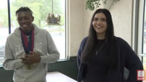 Mykale Baker, Burger King Worker in graduating clothes steals the internet