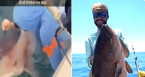 Zane Garrett, Key West, Florida fisherman charged with animal cruelty in viral shark stabbing video.