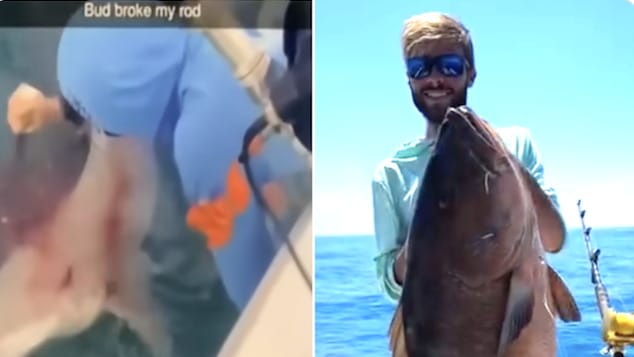 Zane Garrett, Key West, Florida fisherman charged with animal cruelty in viral shark stabbing video.