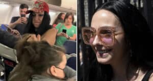 Leanna Perry Southwest Airlines passenger captured having amazing meltdown id as NYC artist for fashion and beauty industry.
