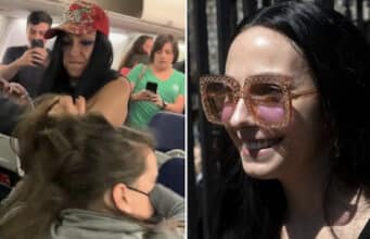 Leanna Perry Southwest Airlines passenger captured having amazing meltdown id as NYC artist for fashion and beauty industry.
