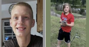 Two juvenile teen boys struck and killed by train above Neosho River in Kansas.