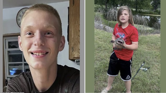 Two juvenile teen boys struck and killed by train above Neosho River in Kansas.