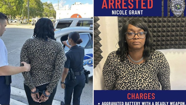 Katrina Nicole Grant Miami Springs woman drags, pepper sprays romantic rival