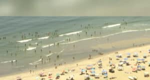 Female lifeguard impaled by 6ft beach umbrella at Jersey shore after falling of lifeguard chair at Asbury Park.