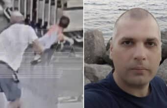 Vladimir Vitkov Belarus man caught on video slamming 18 month old Iranian boy at Russian airport
