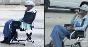 Texas I-45 freeway standoff with woman with gun ends after mental health crises after pulling out folding chair and sitting in middle of road