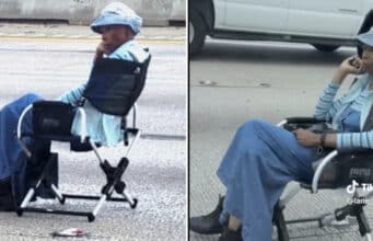 Texas I-45 freeway standoff with woman with gun ends after mental health crises after pulling out folding chair and sitting in middle of road