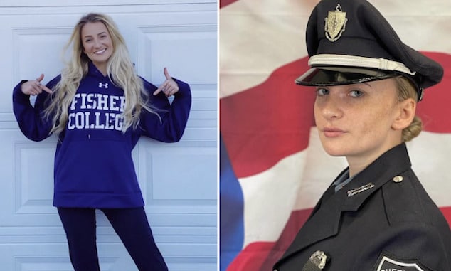 Kelsey Fitzsimmons, off duty North Andover police officer shot while being served restraining order by fellow cops