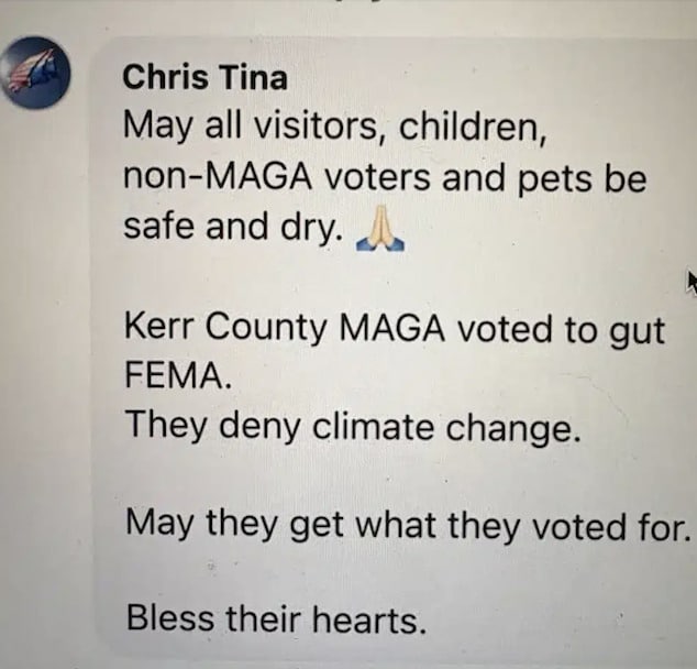 Dr Christina Propst fired pediatrician apologizes over prior post saying Trump voters deserved fate.
