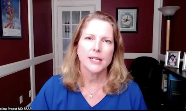 Dr Christina Propst fired pediatrician apologizes over prior post saying Trump voters deserved fate.