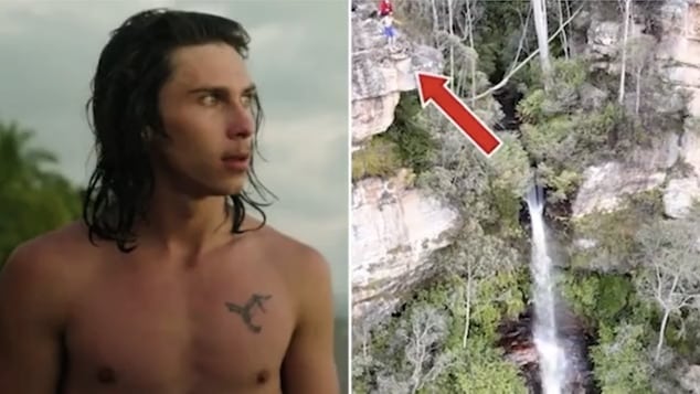 Vali Graham death dive nearly kills Australian daredevil after attempting record breaking jump leaves him with skull & spinal injuries.