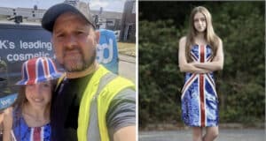 Courtney Wright student dress leads to furore after student is banned for wearing Union Jack to diversity day at British school
