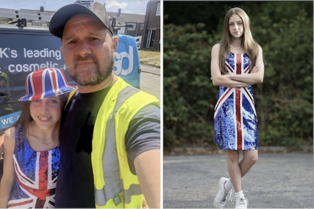 Courtney Wright student dress leads to furore after student is banned for wearing Union Jack to diversity day at British school