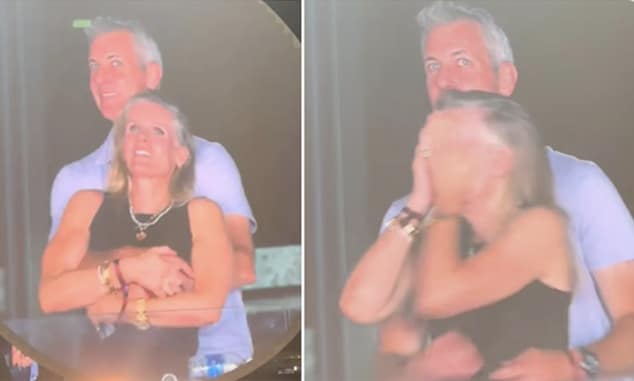 Andy Byron Astronomer CEO and HR executive, Kristin Cabot affair at Coldplay concert Chris Martin 'kiss cam'