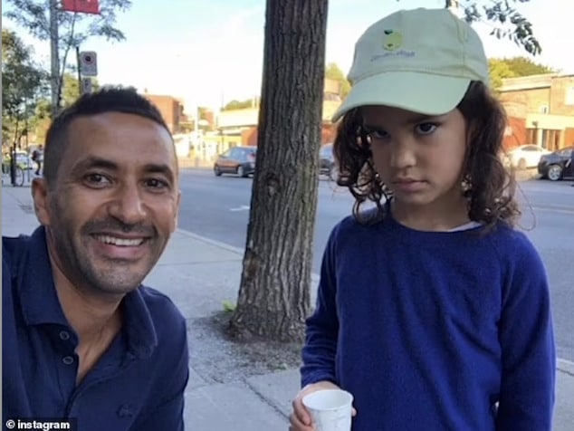 Luciano Frattolin Montreal, Canada businessman pictured with daughter, Melina Galanis Frattolin