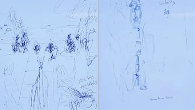 Wess Roley, Couer d'Alene, Idaho sniper left drawings of himself dying days a violent death, days before ambush attack