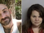 Mindy Michelle Osteen shoots & kills Christopher Travis Jones the father of her children outside Starke daycare center in Florida.
