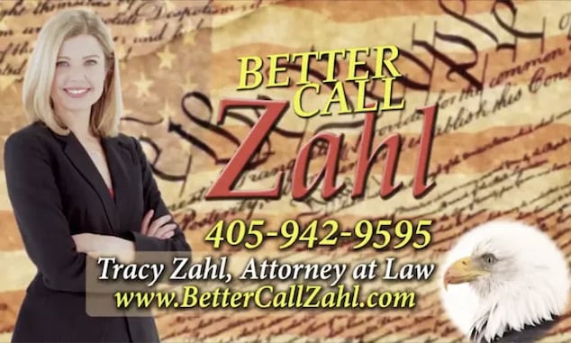 Tracy Zahl Oklahoma attorney arrested trying to kidnap 2 year old from daycare