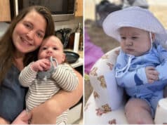 Kyleigh Wagner, Ormond Beach, Florida woman goes out to celebrate birthday only to return to find baby son mauled to death by Great Dane-Husky